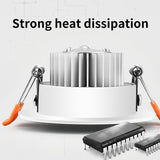 Downlight Led Small Hole Light Embedded Hole 5cm5.5cm6cm6.5cm Cat's Eye Light Ceiling Spotlight Living Room