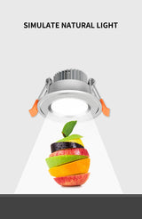 Downlight Led Small Hole Light Embedded Hole 5cm5.5cm6cm6.5cm Cat's Eye Light Ceiling Spotlight Living Room