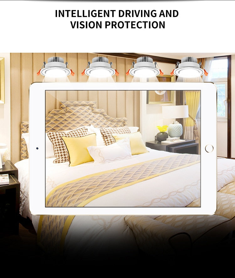 Downlight Led Small Hole Light Embedded Hole 5cm5.5cm6cm6.5cm Cat&#39;s Eye Light Ceiling Spotlight Living Room