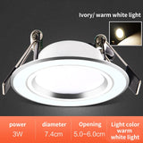 Downlight Led Small Hole Light Embedded Hole 5cm5.5cm6cm6.5cm Cat's Eye Light Ceiling Spotlight Living Room