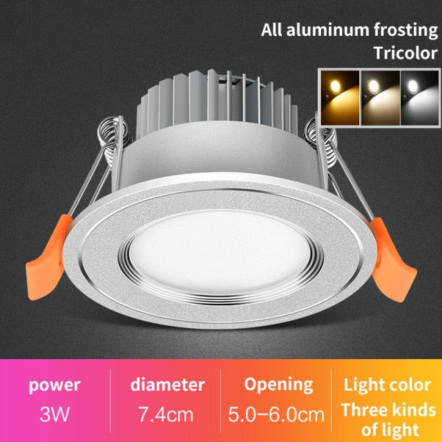 Downlight Led Small Hole Light Embedded Hole 5cm5.5cm6cm6.5cm Cat's Eye Light Ceiling Spotlight Living Room