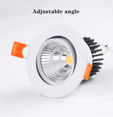 Dimmable AC110V-220V 3W 5W 7W 9W 12W 15W Ceiling downlight Epistar LED Recessed Ceiling lamp Spot light For home illumination