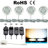 Ultra-Thin Concealed Mini LED Downlight LED Display Kitchen Under Cabinet Light With 12V 2M Terminal Cable LED Lighting For Home