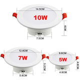 Lonsonho WiFi Smart Spot Led Downlight 220V RGB+C+W 5W 7W 10W Tuya Smart Life Wireless Remote Control Works Alexa Google Home