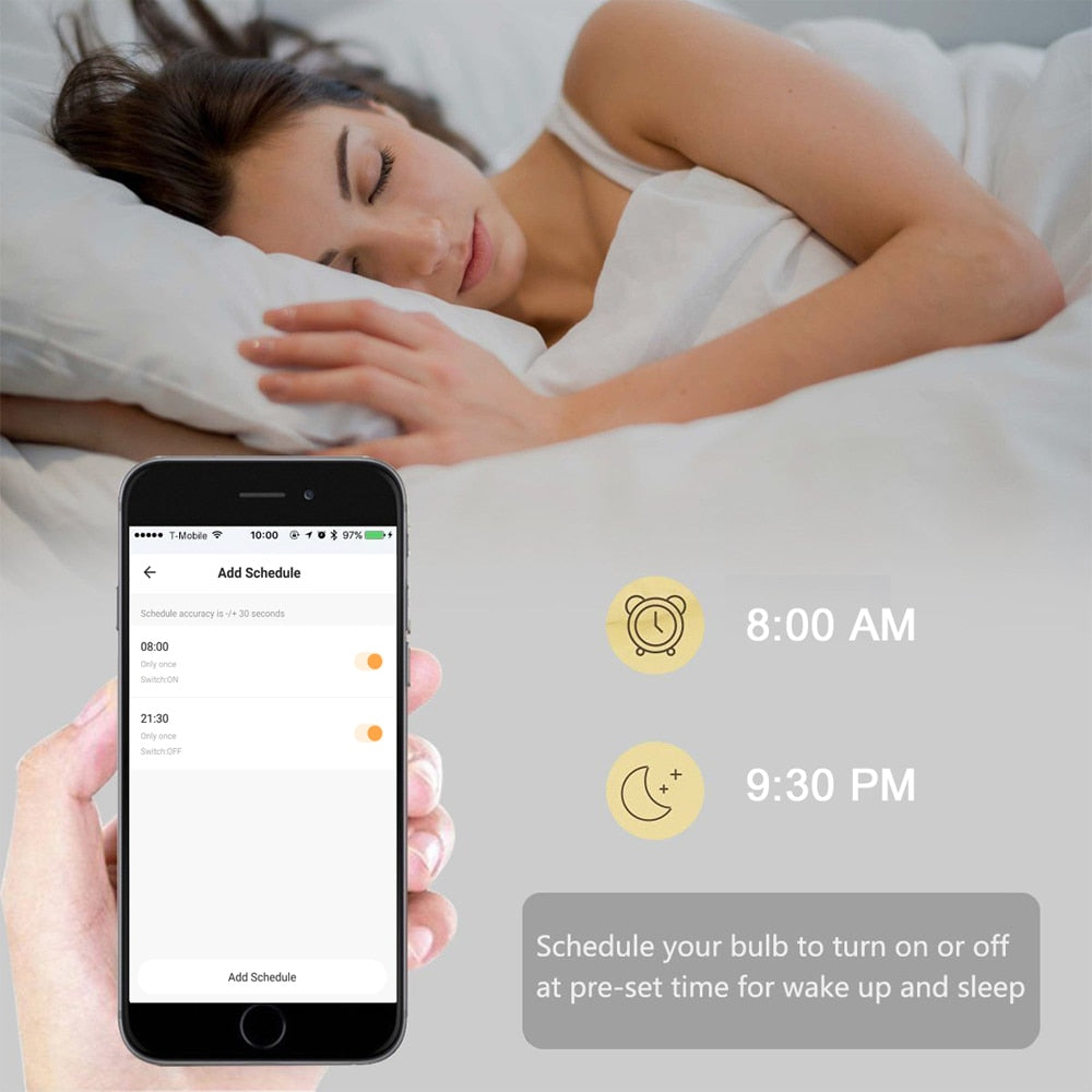 Lonsonho WiFi Smart Spot Led Downlight 220V RGB+C+W 5W 7W 10W Tuya Smart Life Wireless Remote Control Works Alexa Google Home