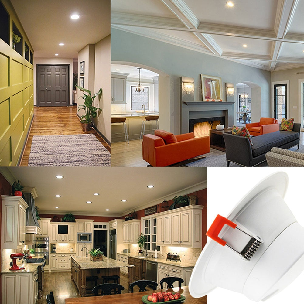 Lonsonho WiFi Smart Spot Led Downlight 220V RGB+C+W 5W 7W 10W Tuya Smart Life Wireless Remote Control Works Alexa Google Home