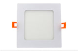 Ultra Thin LED Panel Downlight 3W 4W 6W 9W 12W 15W 18W Round/Square LED Ceiling Recessed Light AC85-265V LED Panel Light SMD2835