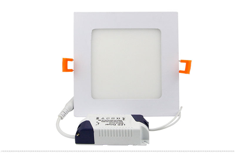 Ultra Thin LED Panel Downlight 3W 4W 6W 9W 12W 15W 18W Round/Square LED Ceiling Recessed Light AC85-265V LED Panel Light SMD2835