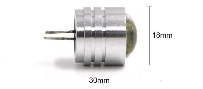 LEDIARY 5PCS/lot LED DC 12v COB G4 Super Bright Fatty G4 Downlight LED G4 Light Mini Corn Bulb LED High Power Tube 18*30mm