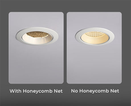 Aluminum Anti-glare Honeycomb Mesh Cover Black Downlight Track Lamp Grill Filter Light Shade Hood Spot Lighting Fitting Fixtures