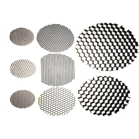 Aluminum Anti-glare Honeycomb Mesh Cover Black Downlight Track Lamp Grill Filter Light Shade Hood Spot Lighting Fitting Fixtures