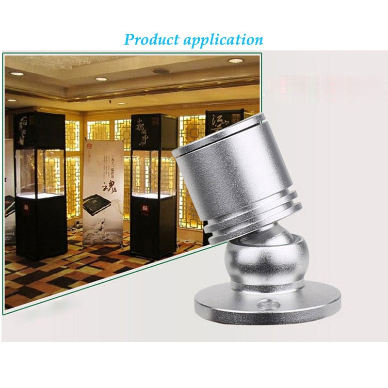led recessed cabinet mini spot light 1W 3W AC85-265V downlight 12V DC jewelry show Include Led Driver 4000K Ceiling light lamp