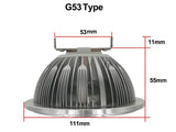 Dimmable LED AR111 lamp 12w GU10 led AR111 downlight ES111 LED spotlight AC85-265V