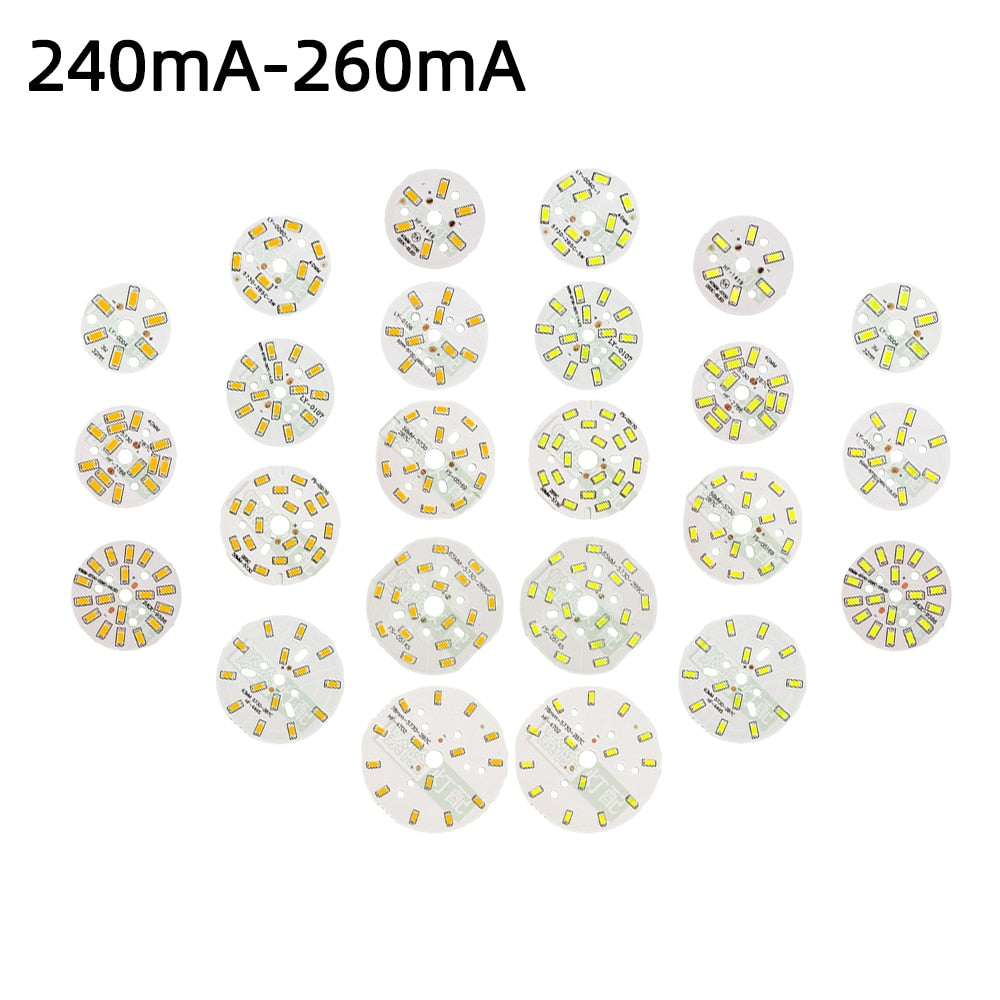 5pcs/Lot 3W 5W 7W 9W SMD5730 LED Chips 240mA 260mA Constant Current Input Light Bead For White/Warm DIY Downlight