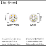 5pcs/Lot 3W 5W 7W 9W SMD5730 LED Chips 240mA 260mA Constant Current Input Light Bead For White/Warm DIY Downlight