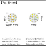 5pcs/Lot 3W 5W 7W 9W SMD5730 LED Chips 240mA 260mA Constant Current Input Light Bead For White/Warm DIY Downlight