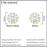 5pcs/Lot 3W 5W 7W 9W SMD5730 LED Chips 240mA 260mA Constant Current Input Light Bead For White/Warm DIY Downlight