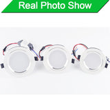 LED downlight 3W 5W 9W 12W 15W 18W downlight Silver White Ultra Thin Aluminum shell AC110V 220V Round Recessed LED Spot Lighting