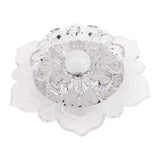 Modern LED aisle lights flower-shaped crystal spotlights downlights embedded ceiling creative corridor living room bedroom