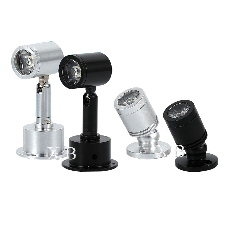 LED Surface mount cabinet mini spot light 3W 110V 220v downlight 12v dc jewelry show Include Led Driver 4000K Ceiling light lamp
