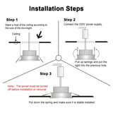 3-inch 7W LED Downlight Round Recessed Lamp 85V-265V Led Bulb Bedroom Kitchen Indoor LED Spot LED Motion Sensor Downlight