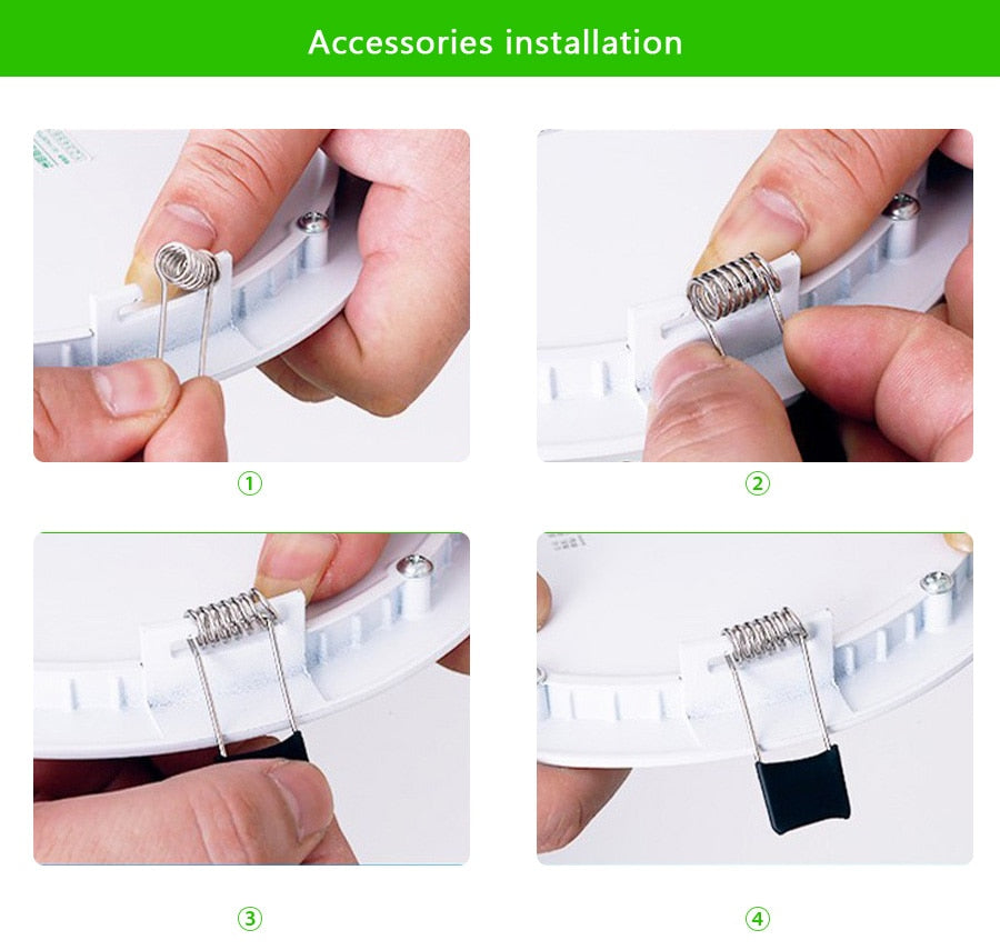 Ultra Thin LED Panel Downlight 3W 6W 9W 12W 15W 18W Round/ Square LED Ceiling Recessed Light AC85-265V LED Panel dimmable lamps