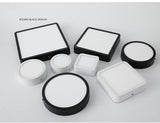 LED Panel Light 1pcs black 6W 9w 12W 18W 24w Surface Mounted LED Ceiling Lights AC85-265V Round Square LED Downlight
