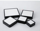 LED Panel Light 1pcs black 6W 9w 12W 18W 24w Surface Mounted LED Ceiling Lights AC85-265V Round Square LED Downlight
