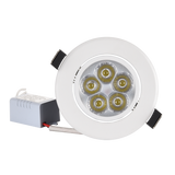 Residential LED Downlight Dimmable 1W 3W 4W 5W 7W Warm Nature Pure White 110V 220V Recessed LED Lamp Spot Light Indoor Lighting