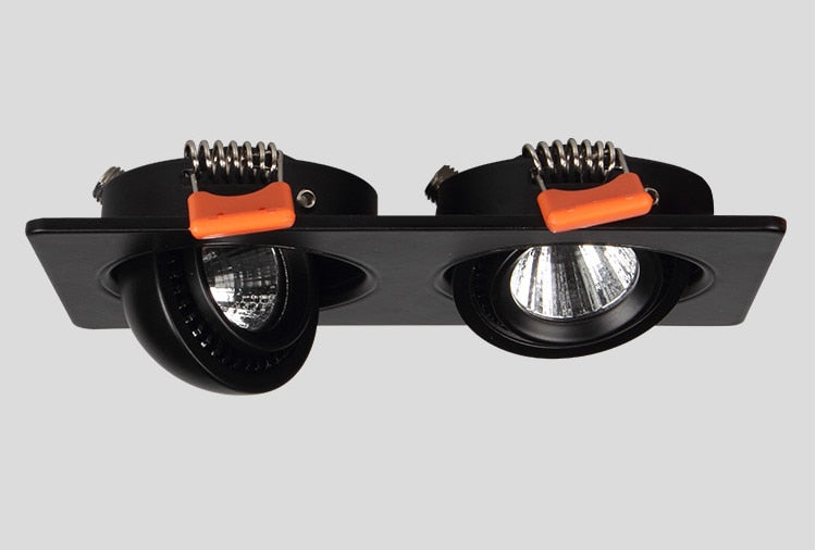 Square Dimmable Downlights 7W 9W 12W 14W 18W 24W LED Ceiling lamp recessed COB Ceiling Spot lights ac85-265V LED Indoor Lighting