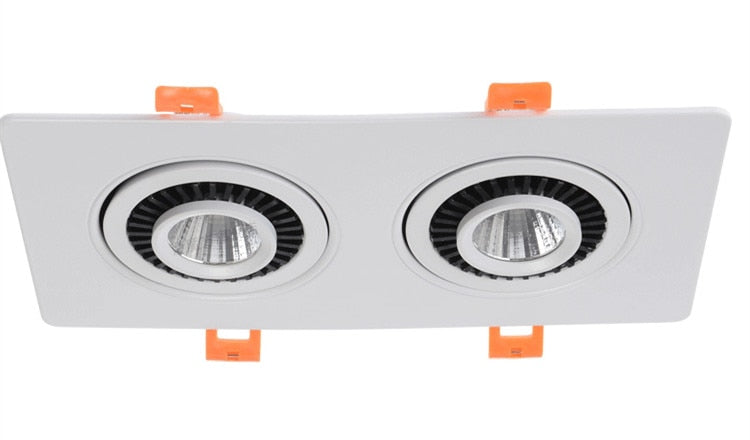 Square Dimmable Downlights 7W 9W 12W 14W 18W 24W LED Ceiling lamp recessed COB Ceiling Spot lights ac85-265V LED Indoor Lighting