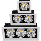 Dimmable Recessed COB LED Downlights 10W 20W LED Ceiling Spot Lights AC85~265V LED Ceiling Lamps Warm/Cold White Indoor Lighting