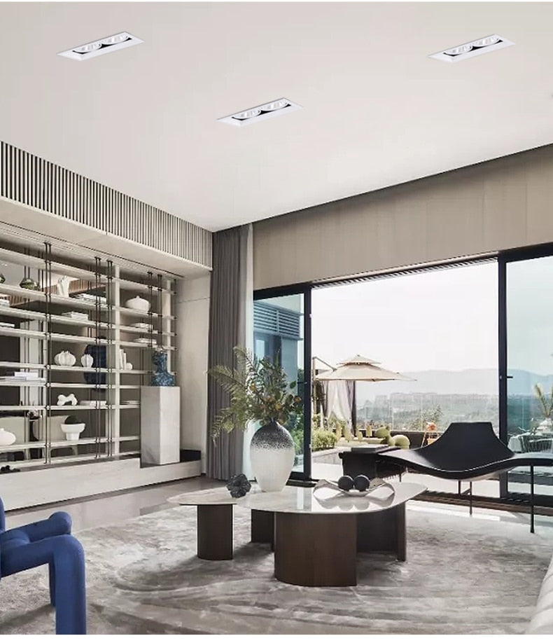 Dimmable Recessed COB LED Downlights 10W 20W LED Ceiling Spot Lights AC85~265V LED Ceiling Lamps Warm/Cold White Indoor Lighting