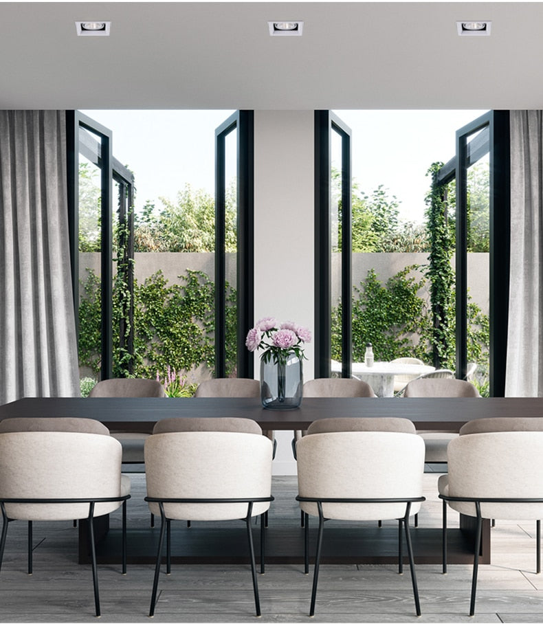 Dimmable Recessed COB LED Downlights 10W 20W LED Ceiling Spot Lights AC85~265V LED Ceiling Lamps Warm/Cold White Indoor Lighting