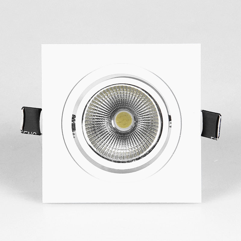 Dimmable Recessed LED Downlights 7W 9W 12W 15W COB LED Ceiling Spot Lights AC110-240V LED Ceiling Lamps Indoor Lighting