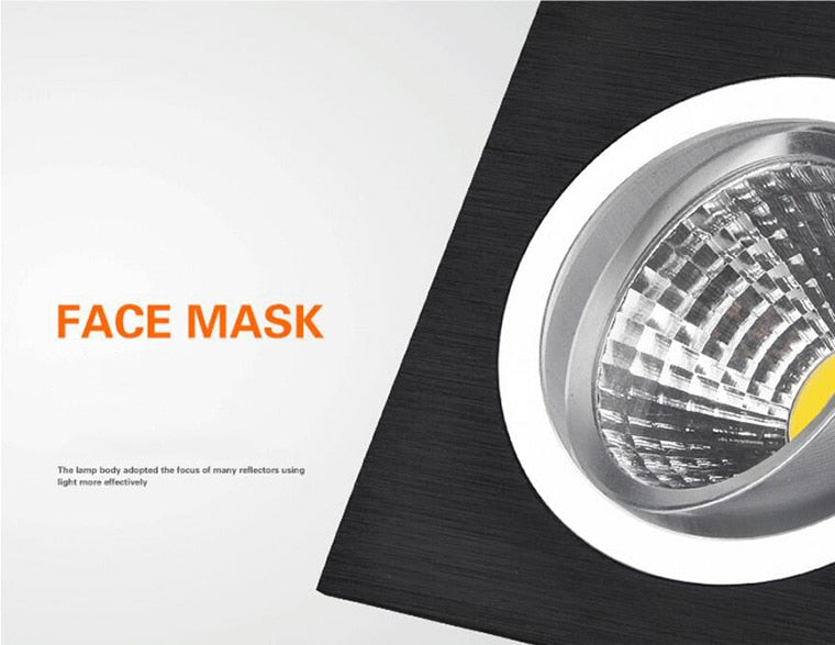 Dimmable Recessed LED Downlights 7W 9W 12W 15W COB LED Ceiling Spot Lights AC110-240V LED Ceiling Lamps Indoor Lighting