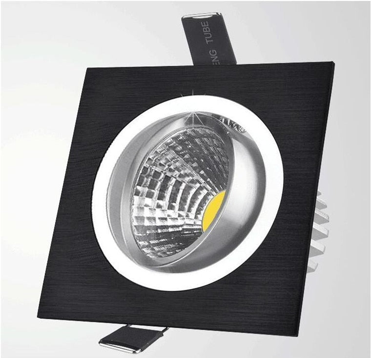 Dimmable Recessed LED Downlights 7W 9W 12W 15W COB LED Ceiling Spot Lights AC110-240V LED Ceiling Lamps Indoor Lighting