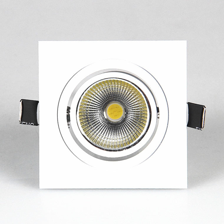 Dimmable Recessed LED Downlights 7W 9W 12W 15W COB LED Ceiling Spot Lights AC110-240V LED Ceiling Lamps Indoor Lighting