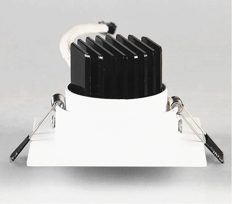 Dimmable Recessed LED Downlights 7W 9W 12W 15W COB LED Ceiling Spot Lights AC110-240V LED Ceiling Lamps Indoor Lighting