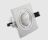 Dimmable Recessed LED Downlights 7W 9W 12W 15W COB LED Ceiling Spot Lights AC110-240V LED Ceiling Lamps Indoor Lighting