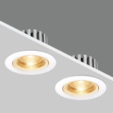 Dimmable LED Recessed Downlight 6W 9W 12W 15W 18W COB Chip LED Ceiling light Spot Lamp White/ Warm white/Natural White