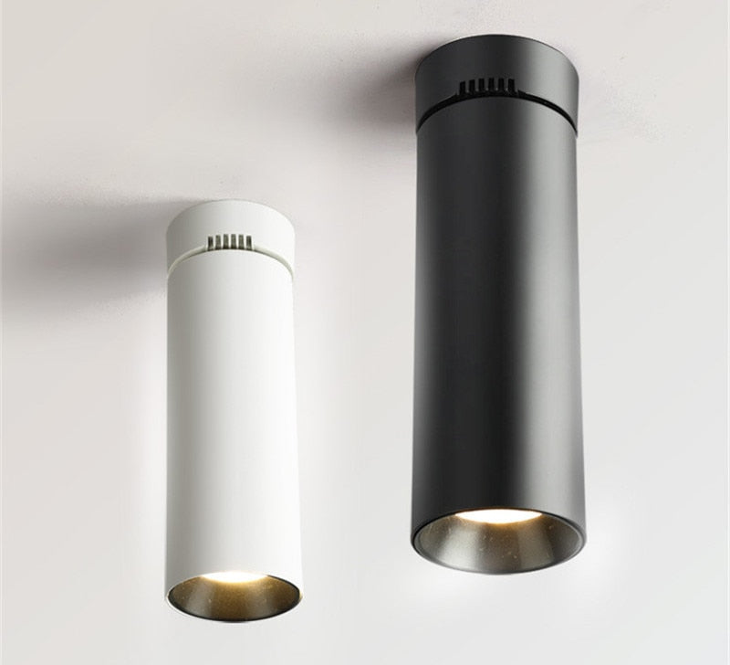 Spotlight Surface Mounted LED Downlight 360° Rotating LED Ceiling Light 7W 12W 20W 30W ceiling lamp Spot Lights 220V