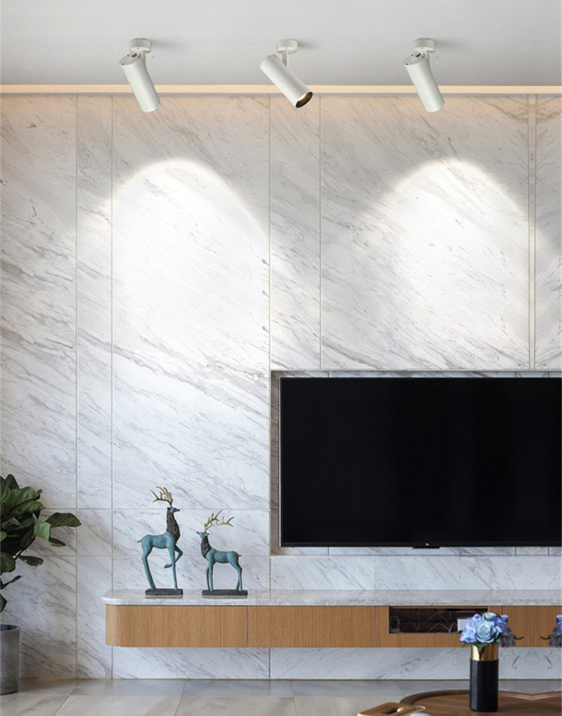 Spotlight Surface Mounted LED Downlight 360° Rotating LED Ceiling Light 7W 12W 20W 30W ceiling lamp Spot Lights 220V