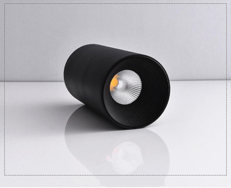 Cylindrical Anti Glare Dimmable LED Downlights 9W 12W 15W COB LED Ceiling Spot Lights AC85-265V LED Ceiling Lamp Indoor Lighting