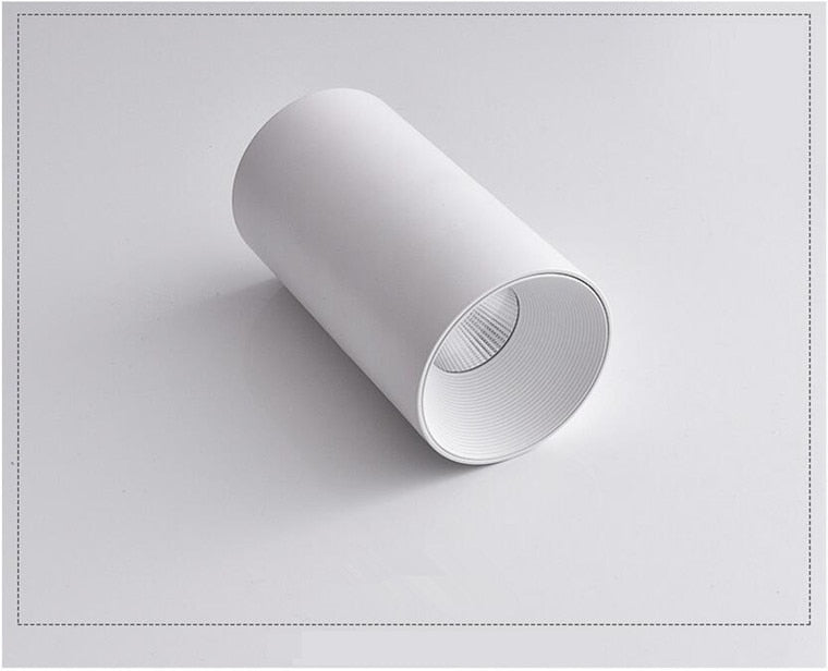 Cylindrical Anti Glare Dimmable LED Downlights 9W 12W 15W COB LED Ceiling Spot Lights AC85-265V LED Ceiling Lamp Indoor Lighting