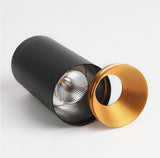 Cylindrical Anti Glare Dimmable LED Downlights 9W 12W 15W COB LED Ceiling Spot Lights AC85-265V LED Ceiling Lamp Indoor Lighting