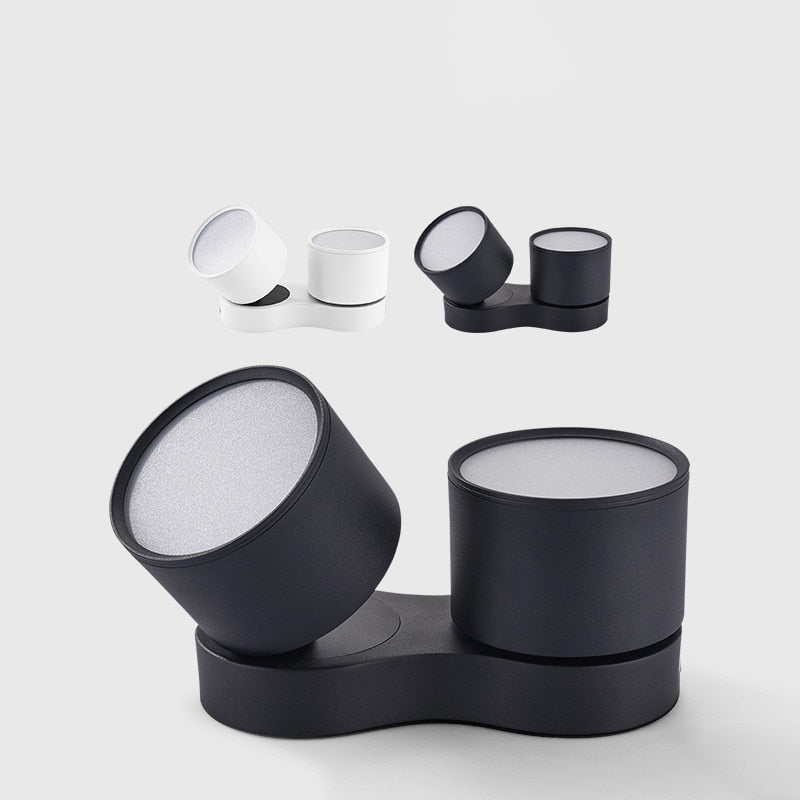 Dimmable Anti Glare Rotating Folding LED Downlights 7W/10W/15W LED Ceiling Spot Lights 85-265V LED Ceiling Lamps Indoor Lighting