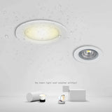 DVOLADOR Waterproof LED Downlight IP65 LED Downlight Spot Light 15W/12W/9W/7W/5W Super Bright AC220V/110V Recessed Ceiling Lamp