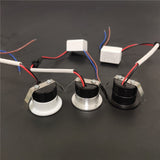 110V 220V 3W Cob LED Spot Light Hole 30mm Dimmable Mini downlight Cabinet Light Recessed For Gypsophila Jewelry Display