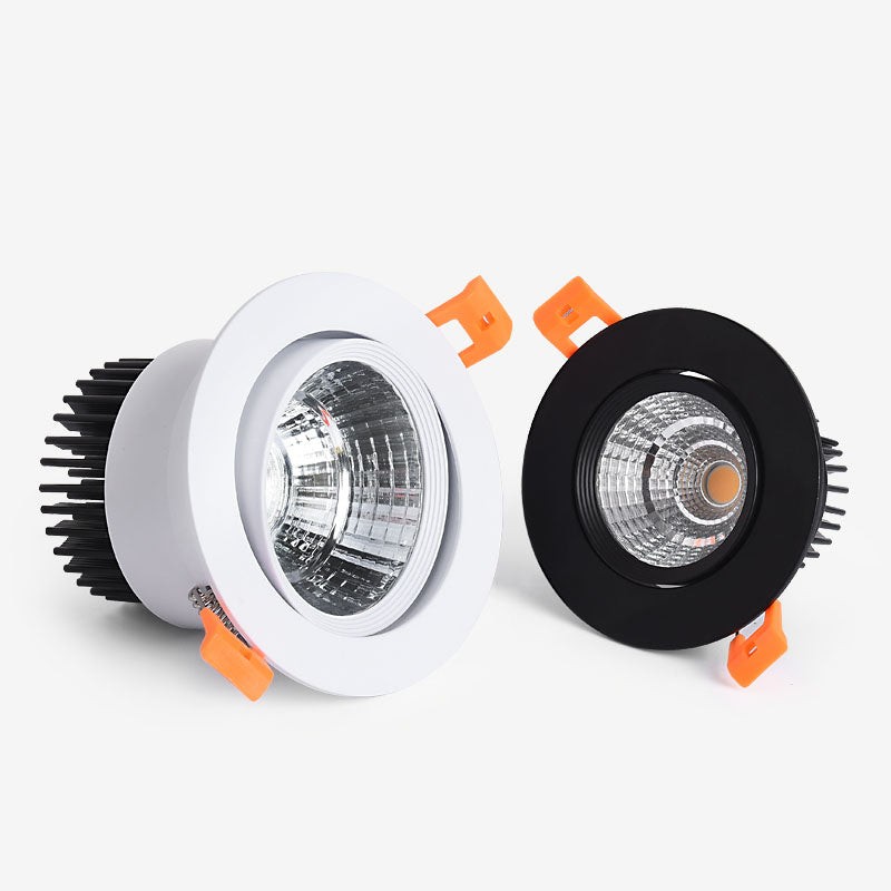 LED COB Downlight Dimmable AC110-240V 3W 5W 7W 9W 12W 15W 18W  Recessed Ceiling Lamp Spot light Bulbs Lndoor Lighting